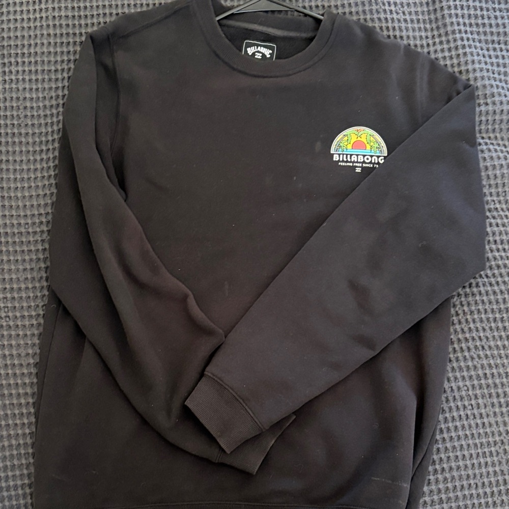 Billabong Black Crewneck Sweater for Men